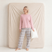 Pyjama Femme Coton Rose