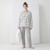 Pyjama Femme en Flanelle Rayures