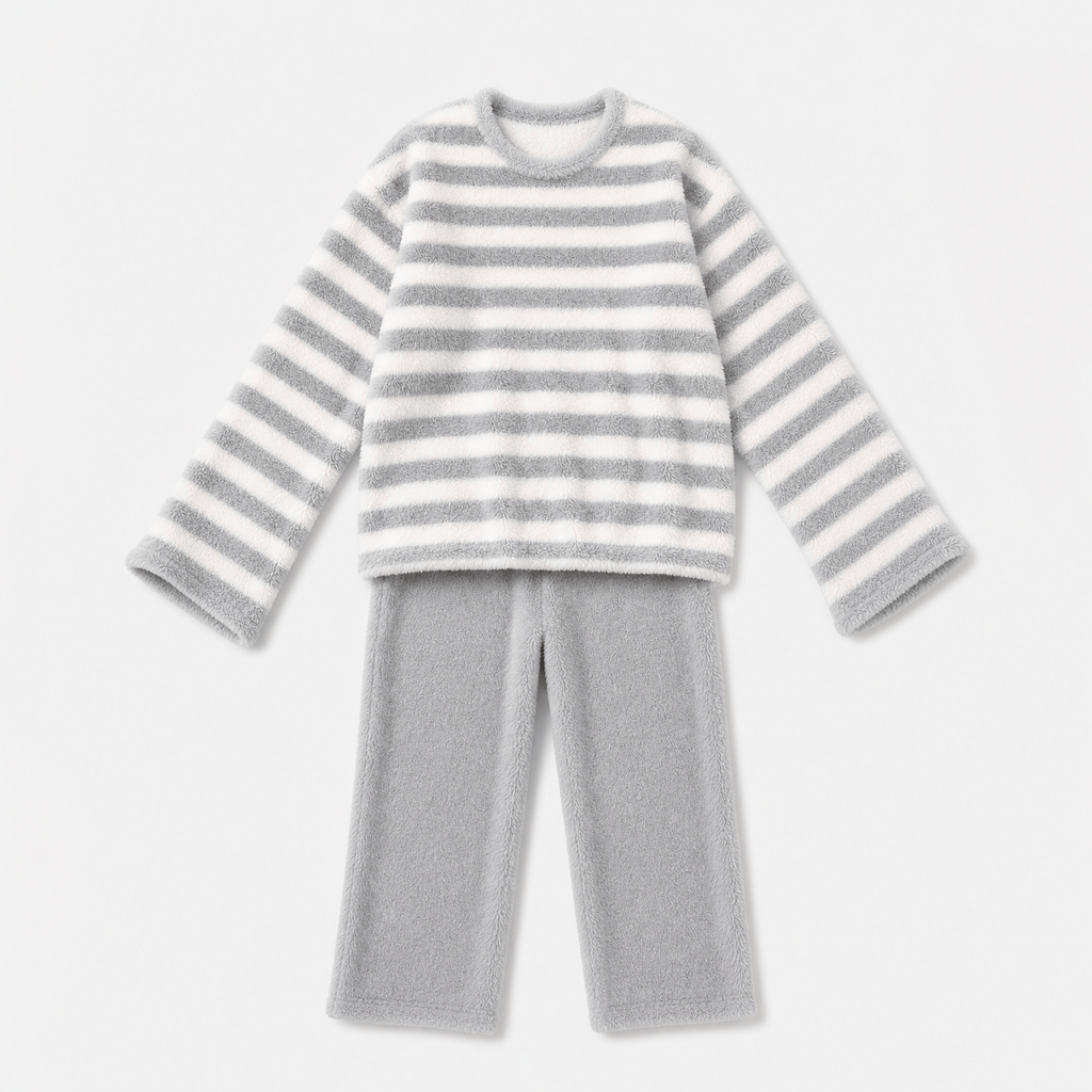 Pyjama Femme en Flanelle Rayures
