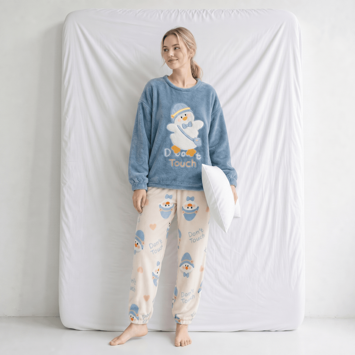 Pyjama Femme Flanelle 2 Pièces
