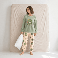 Pyjama Femme Flanelle Grande Taille