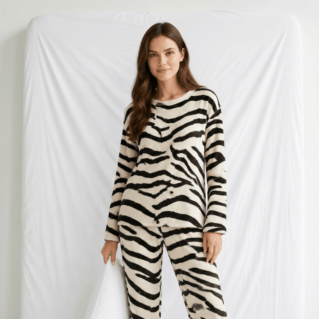 Pyjama Femme Flanelle Rayé
