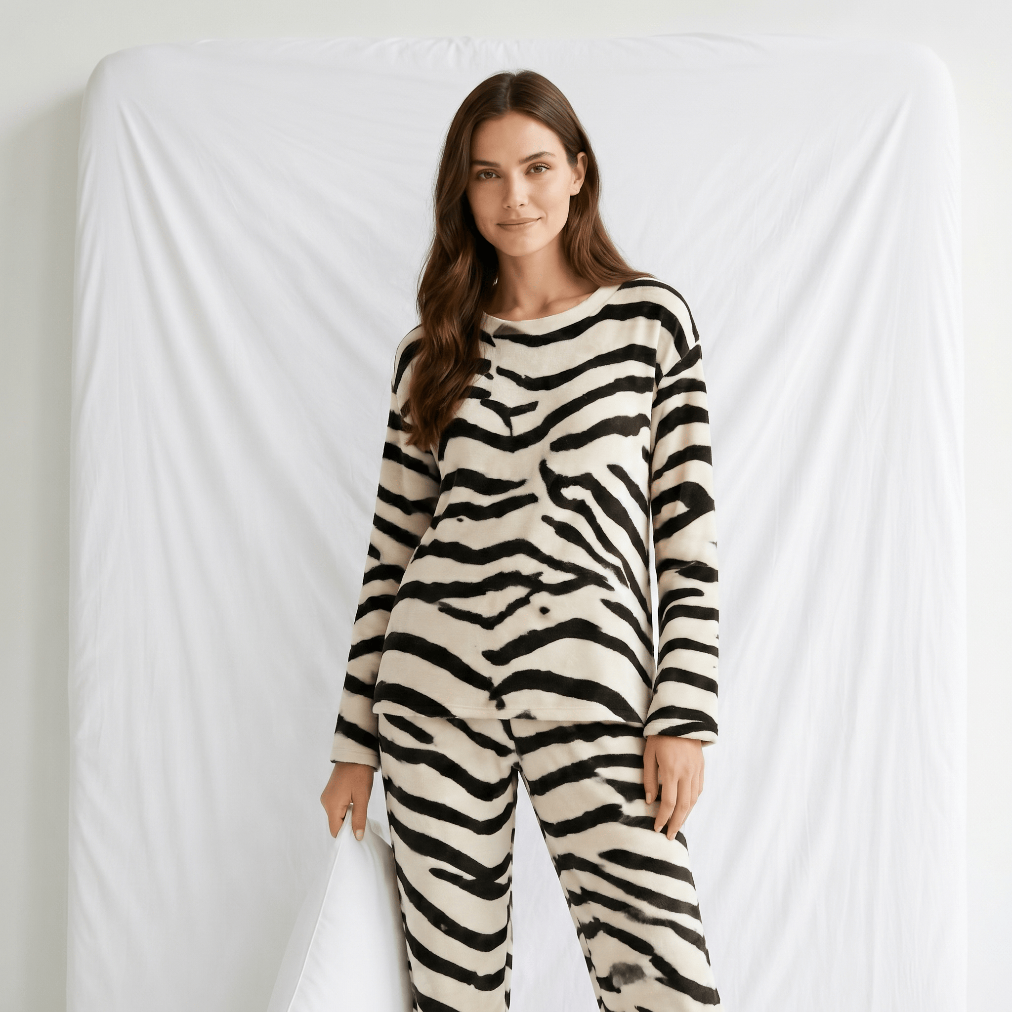 Pyjama Femme Flanelle Rayé
