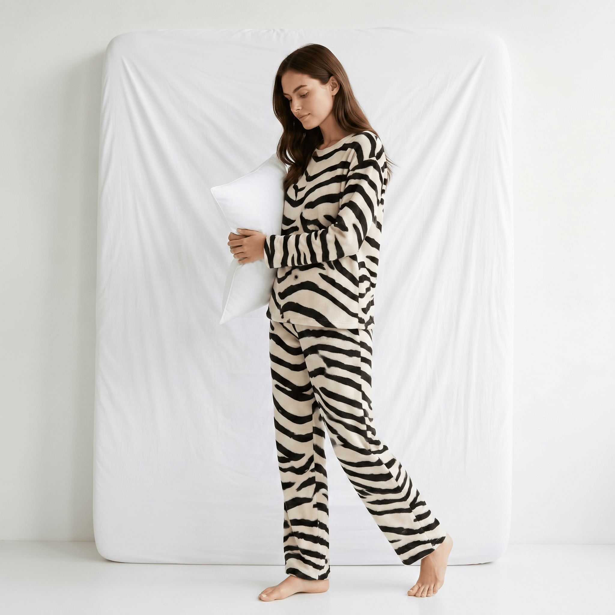 Pyjama Femme Flanelle Rayé