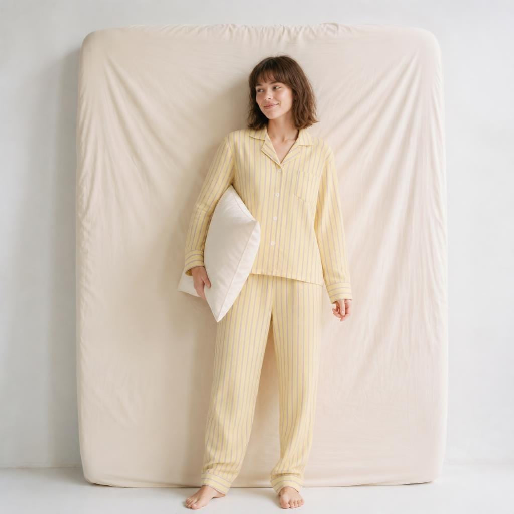 Pyjama Femme Jaune