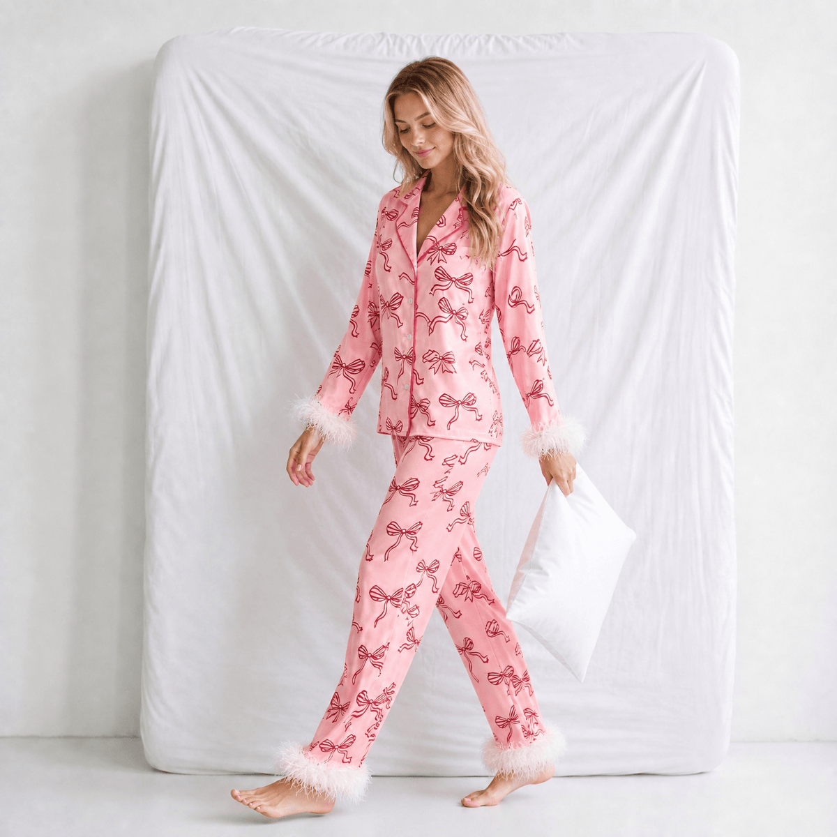 Pyjama Femme Noël Manches Longues
