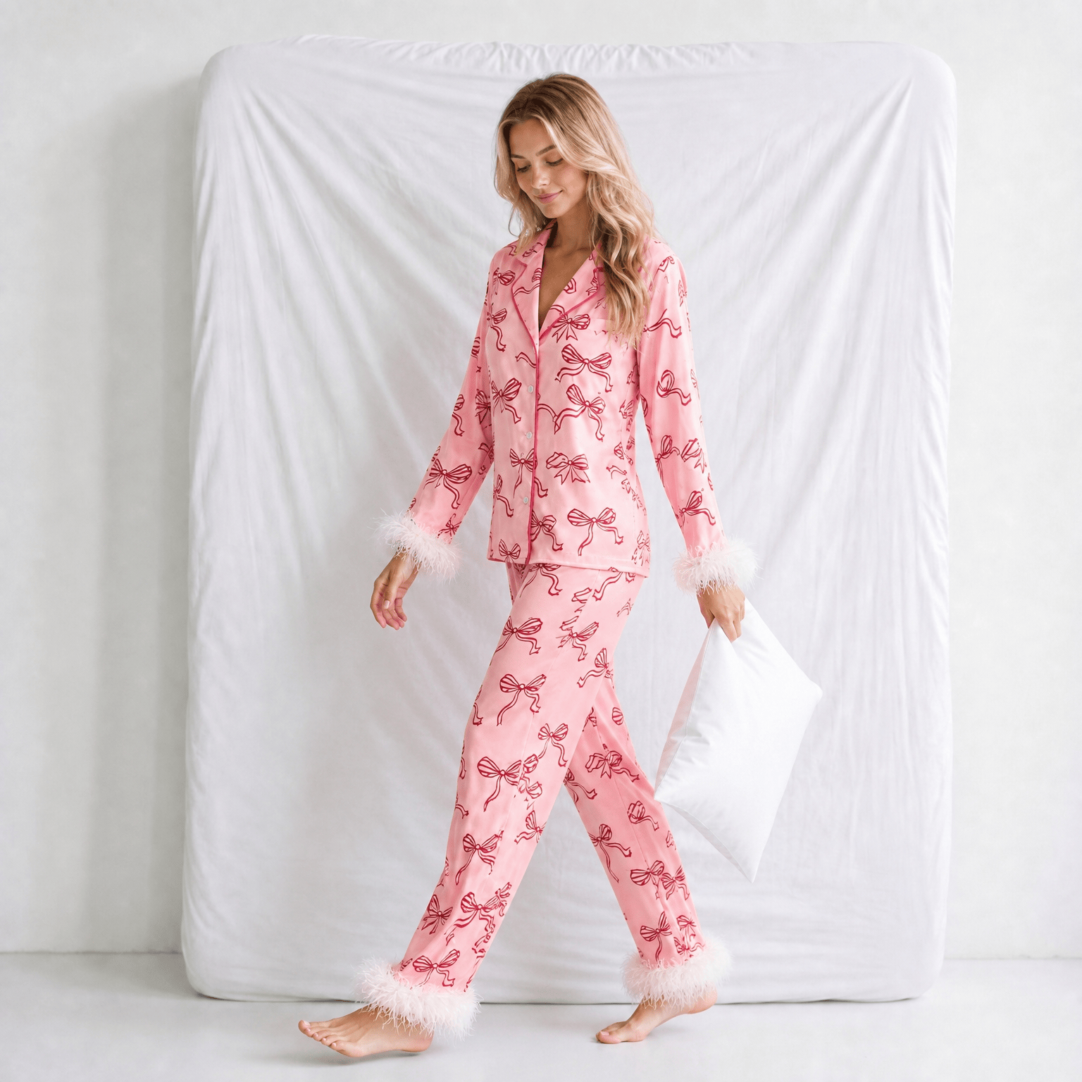Pyjama Femme Noël Manches Longues