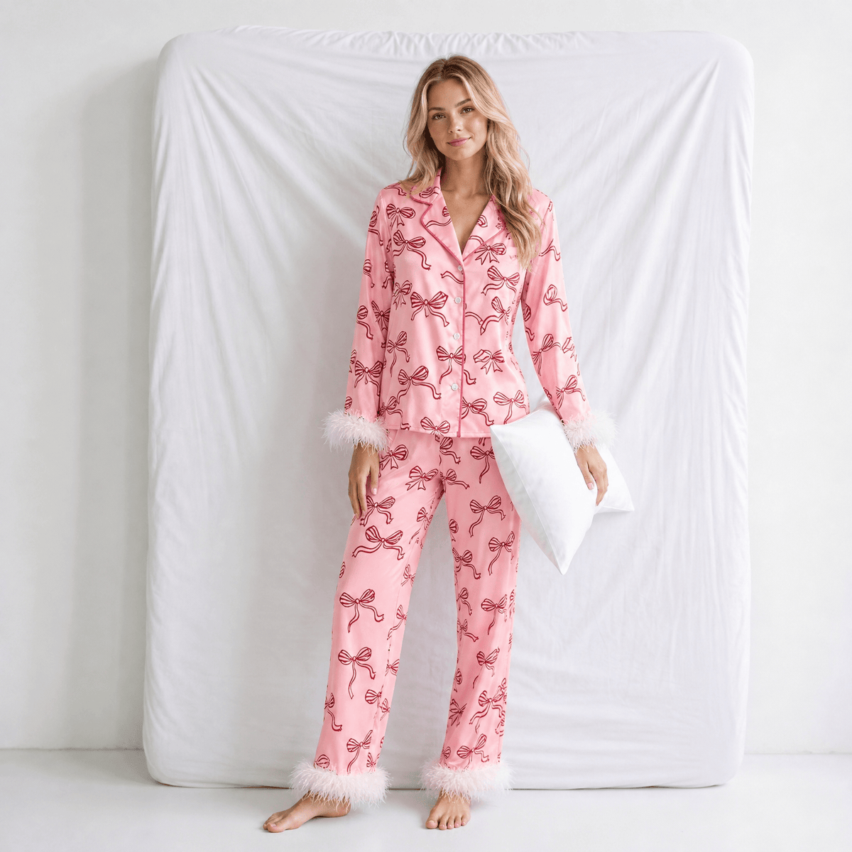 Pyjama Femme Noël Manches Longues