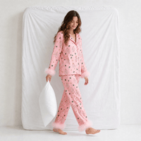 Pyjama Femme Noël Rose