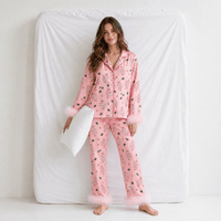 Pyjama Femme Noël Rose