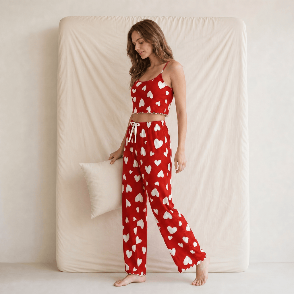 Pyjama Femme Noël Rouge