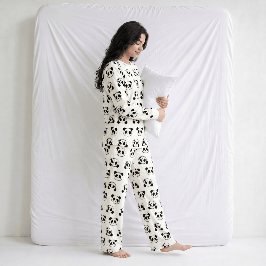 Pyjama Femme Panda Polaire