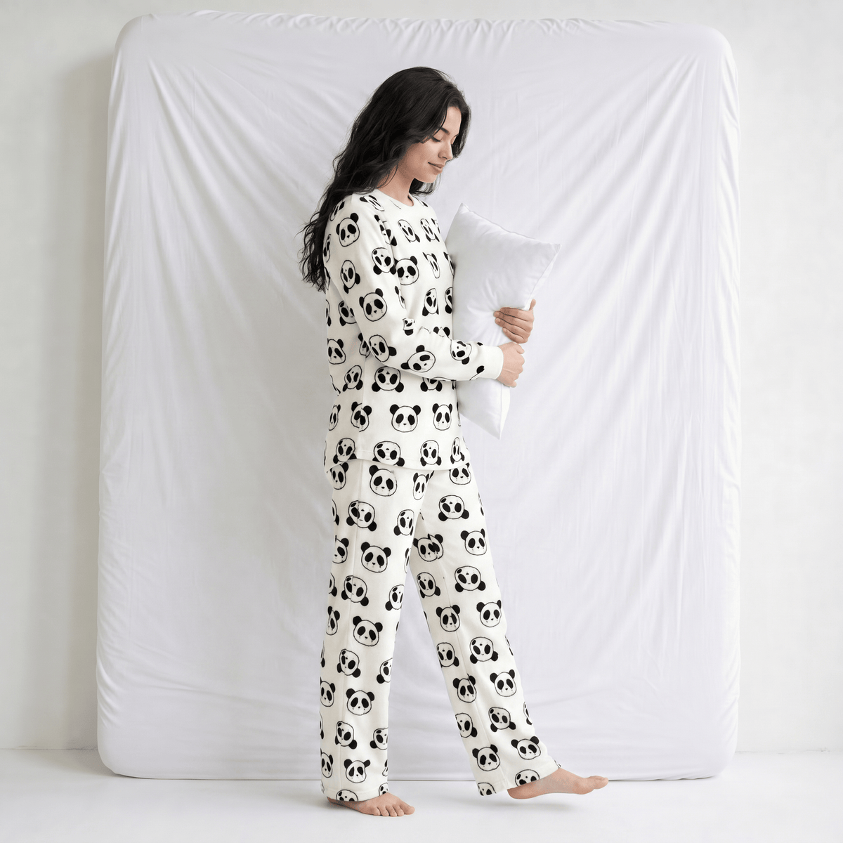 Pyjama Femme Panda Polaire