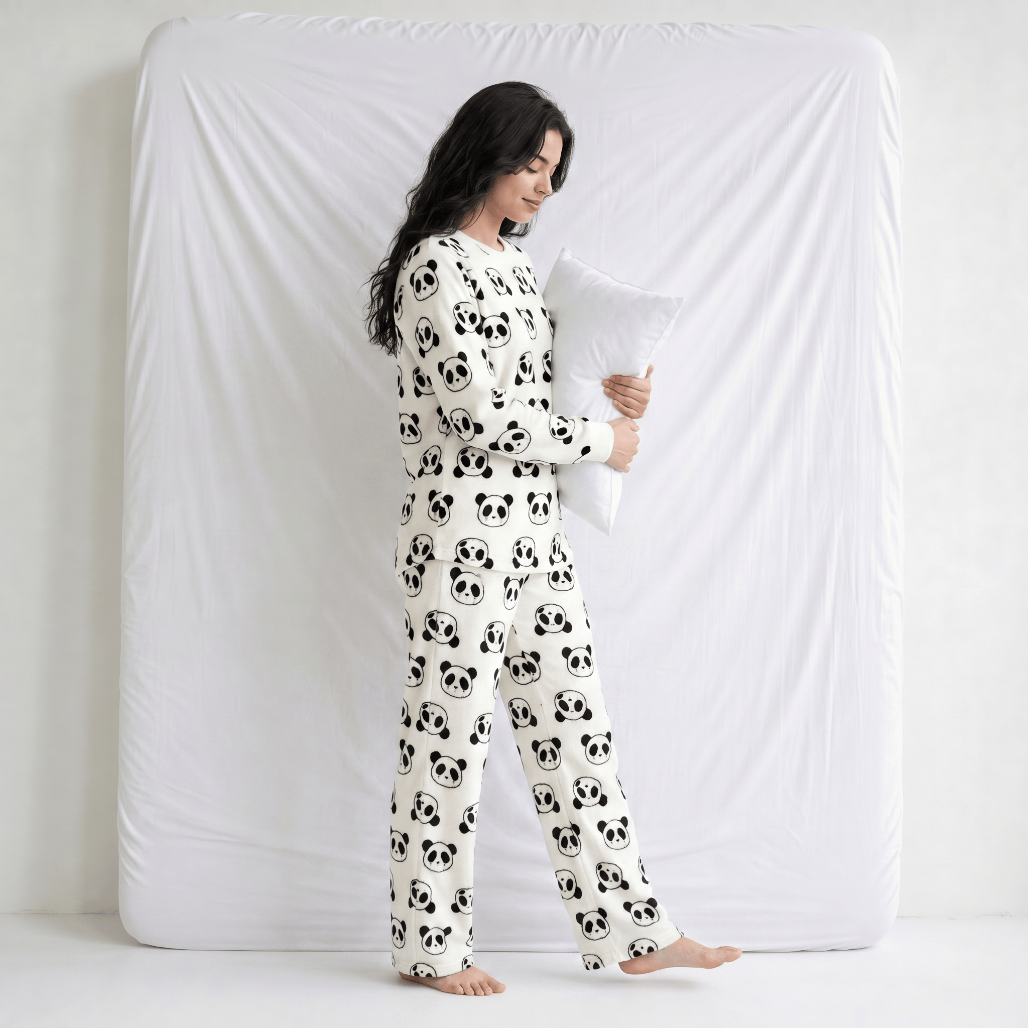 Pyjama Femme Panda Polaire