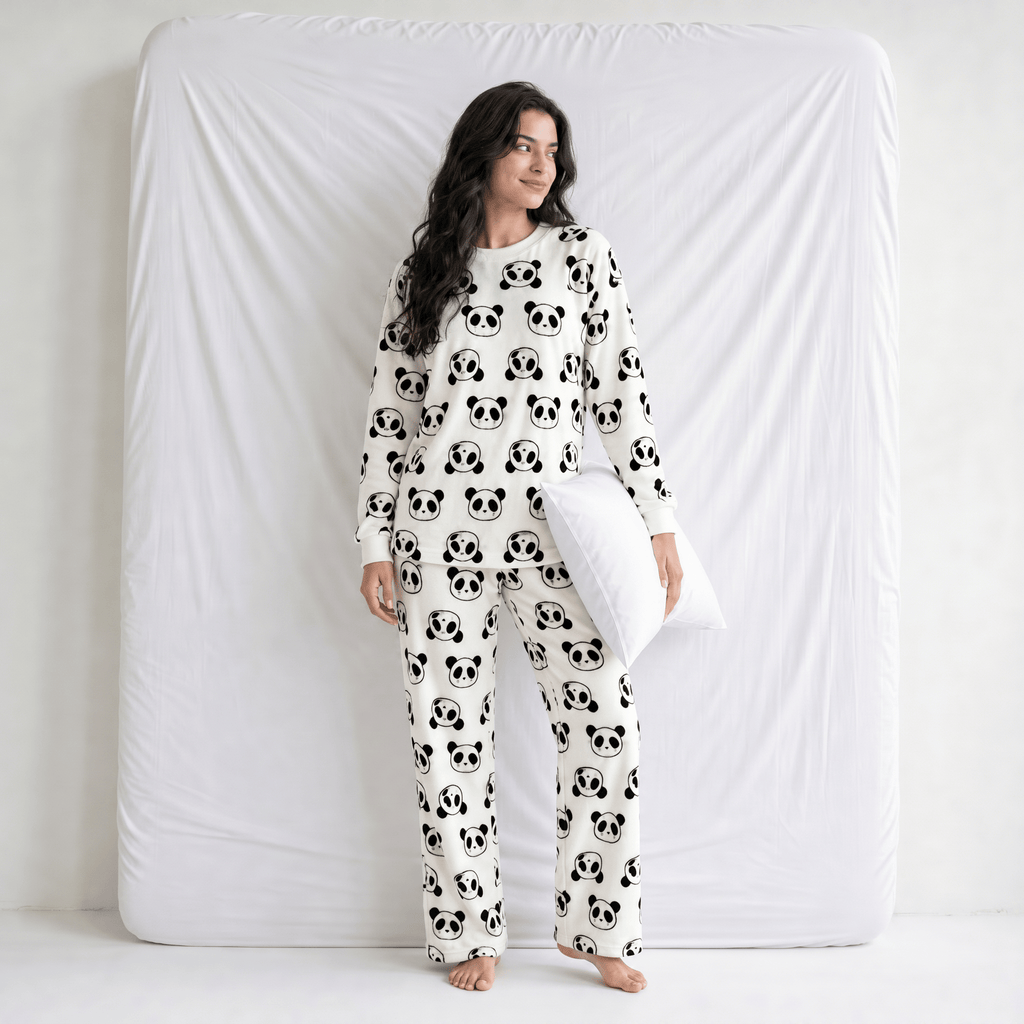 Pyjama Femme Panda Polaire