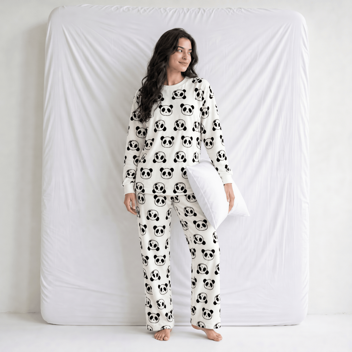 Pyjama Femme Panda Polaire