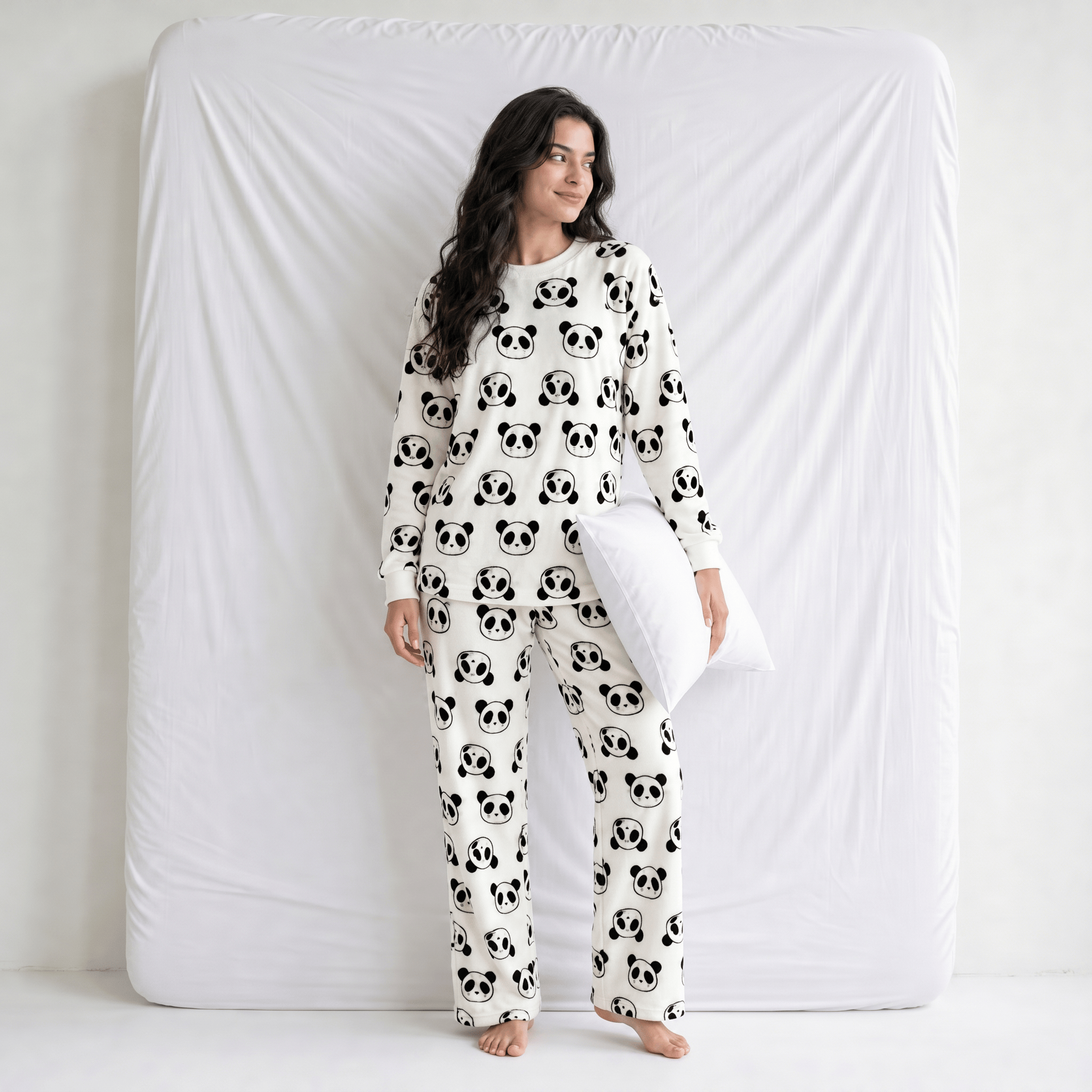 Pyjama Femme Panda Polaire