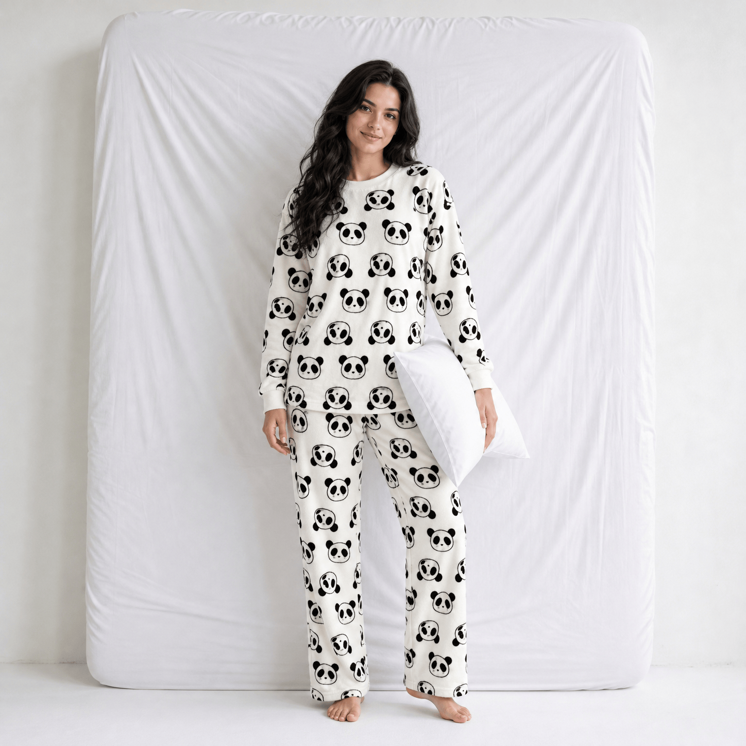 Pyjama Femme Panda Polaire