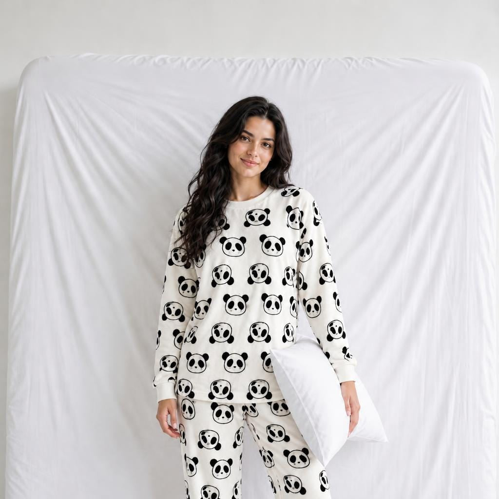 Pyjama Femme Panda Polaire