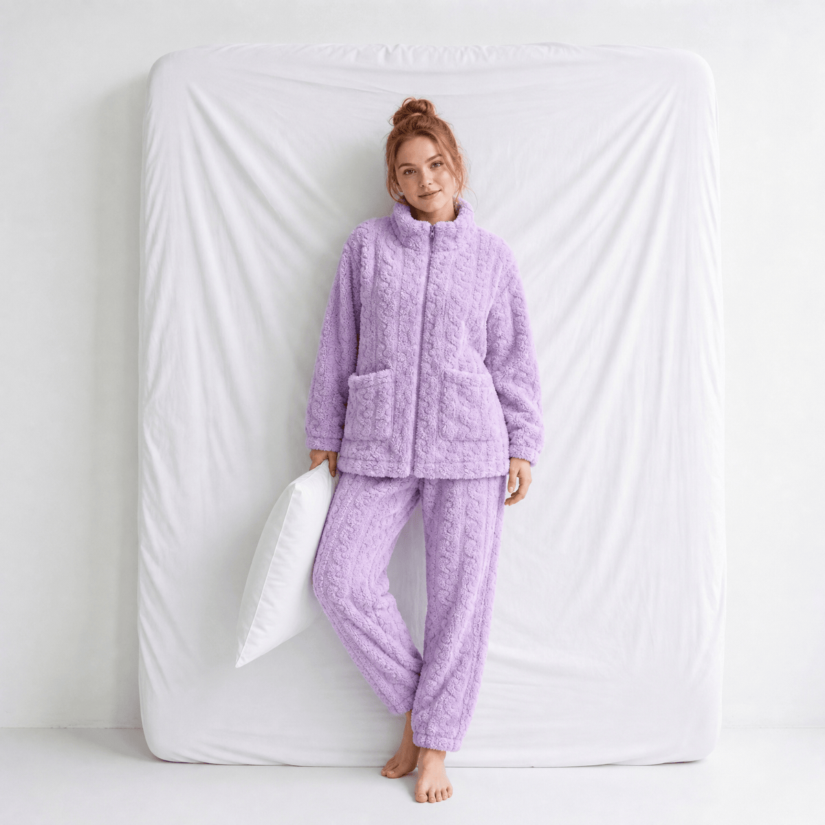 Pyjama Femme Polaire Hiver Pilou
