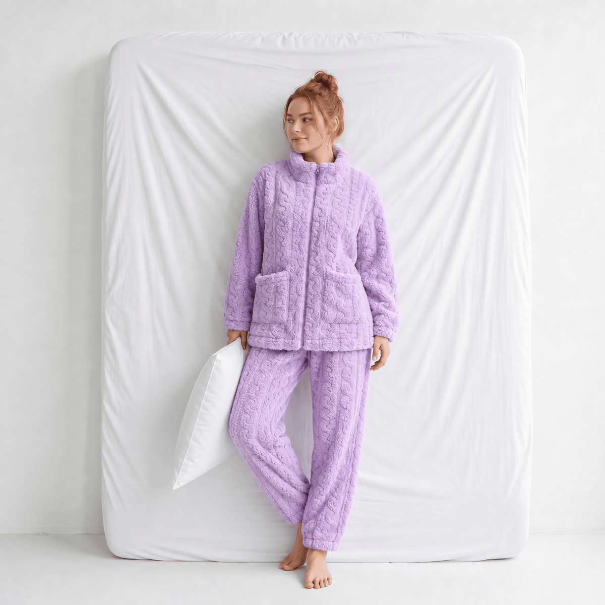 Pyjama Femme Polaire Hiver Pilou