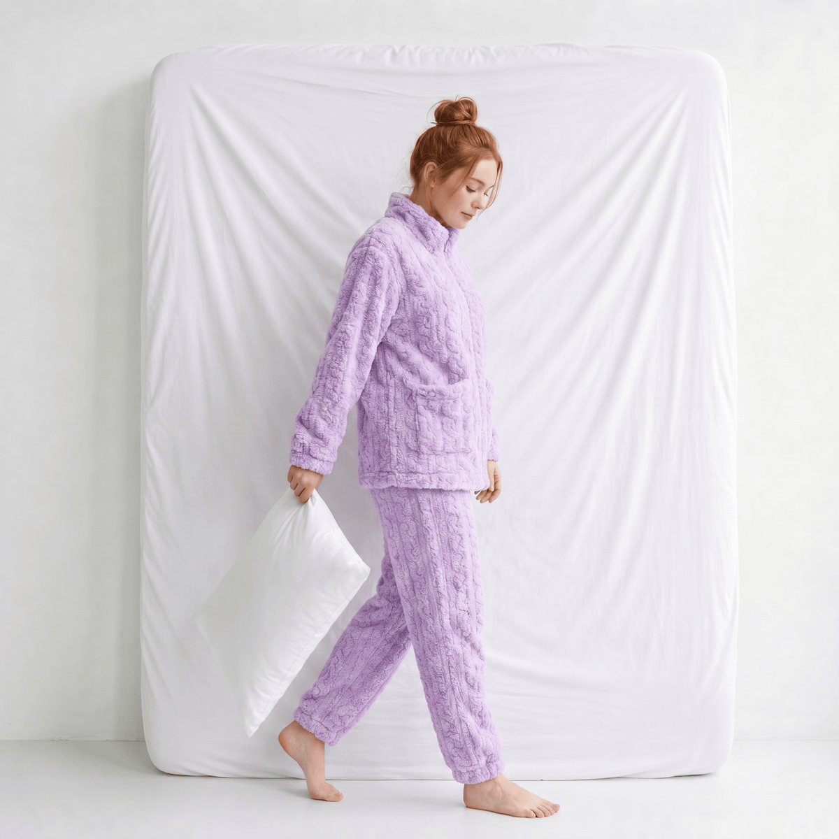 Pyjama Femme Polaire Hiver Pilou