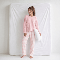 Pyjama Femme Polaire Rose