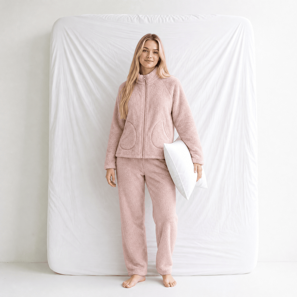 Pyjama Femme Polaire Zip