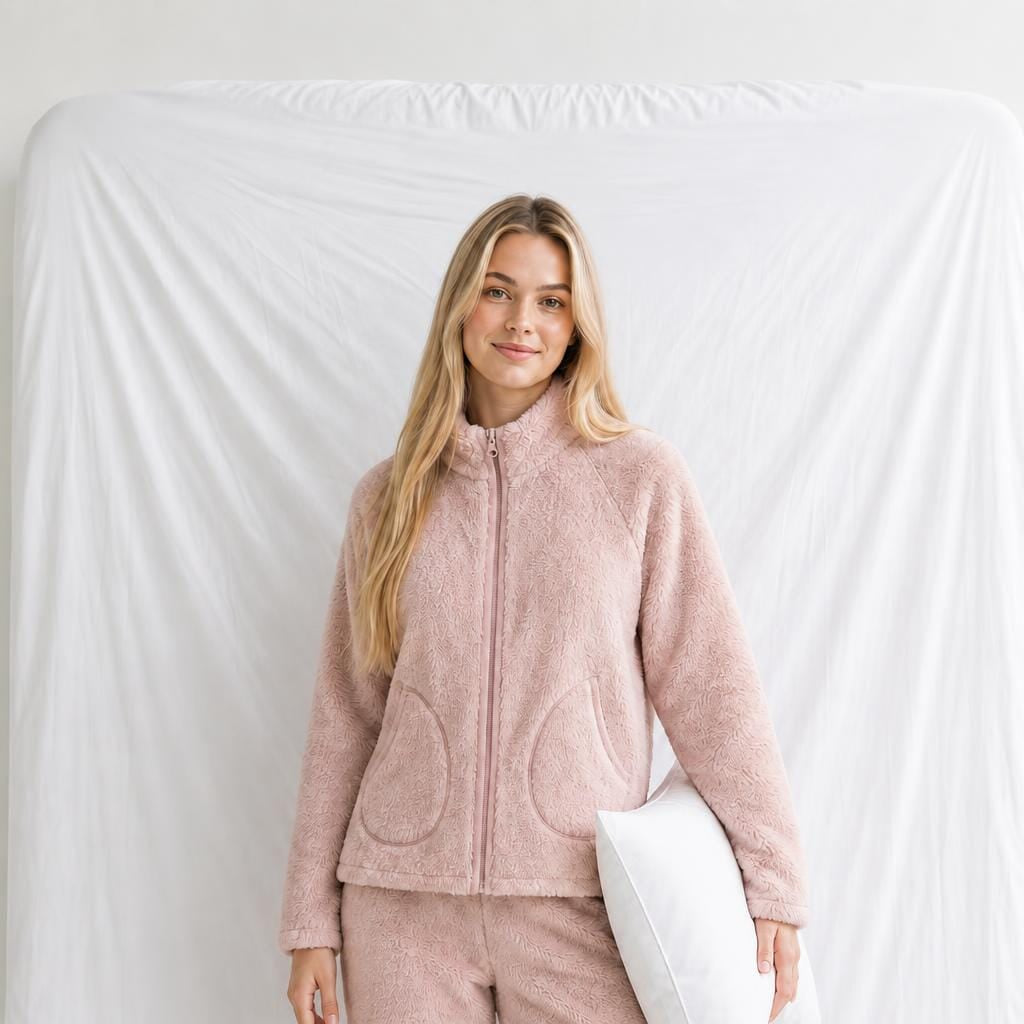 Pyjama Femme Polaire Zip