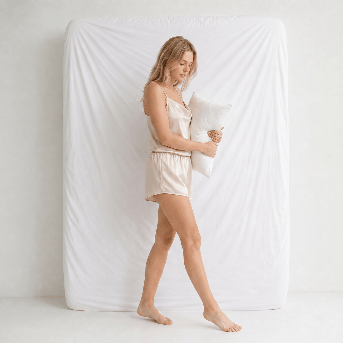 Pyjama Femme Satin 2 Pièces