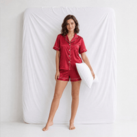 Pyjama Femme Satin Boutonné