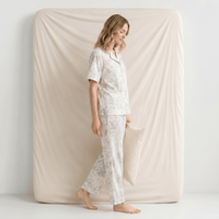 Pyjama Femme Satin Gris