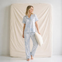 Pyjama Femme Satin Manches Courtes