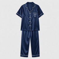 Pyjama Femme Satin Manches Courtes