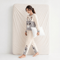Pyjama Femme Velours 2 Pièces