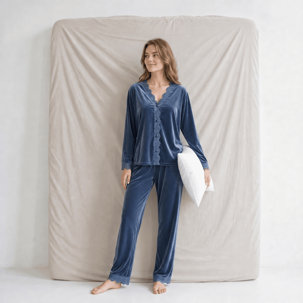 Pyjama Femme Velours Automne