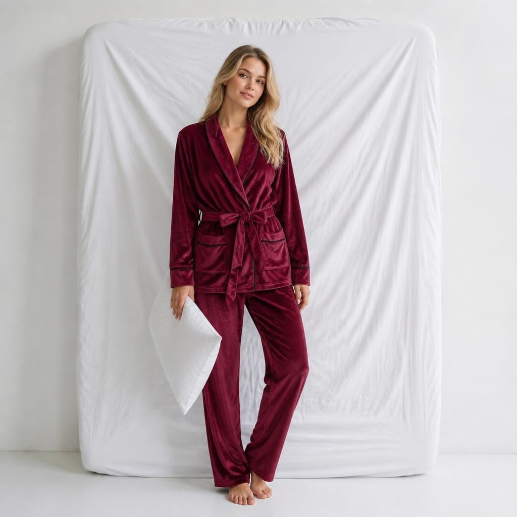 Pyjama Femme Velours Chaud