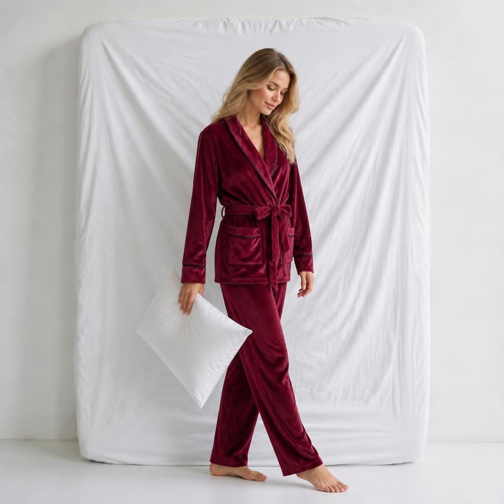 Pyjama Femme Velours Chaud