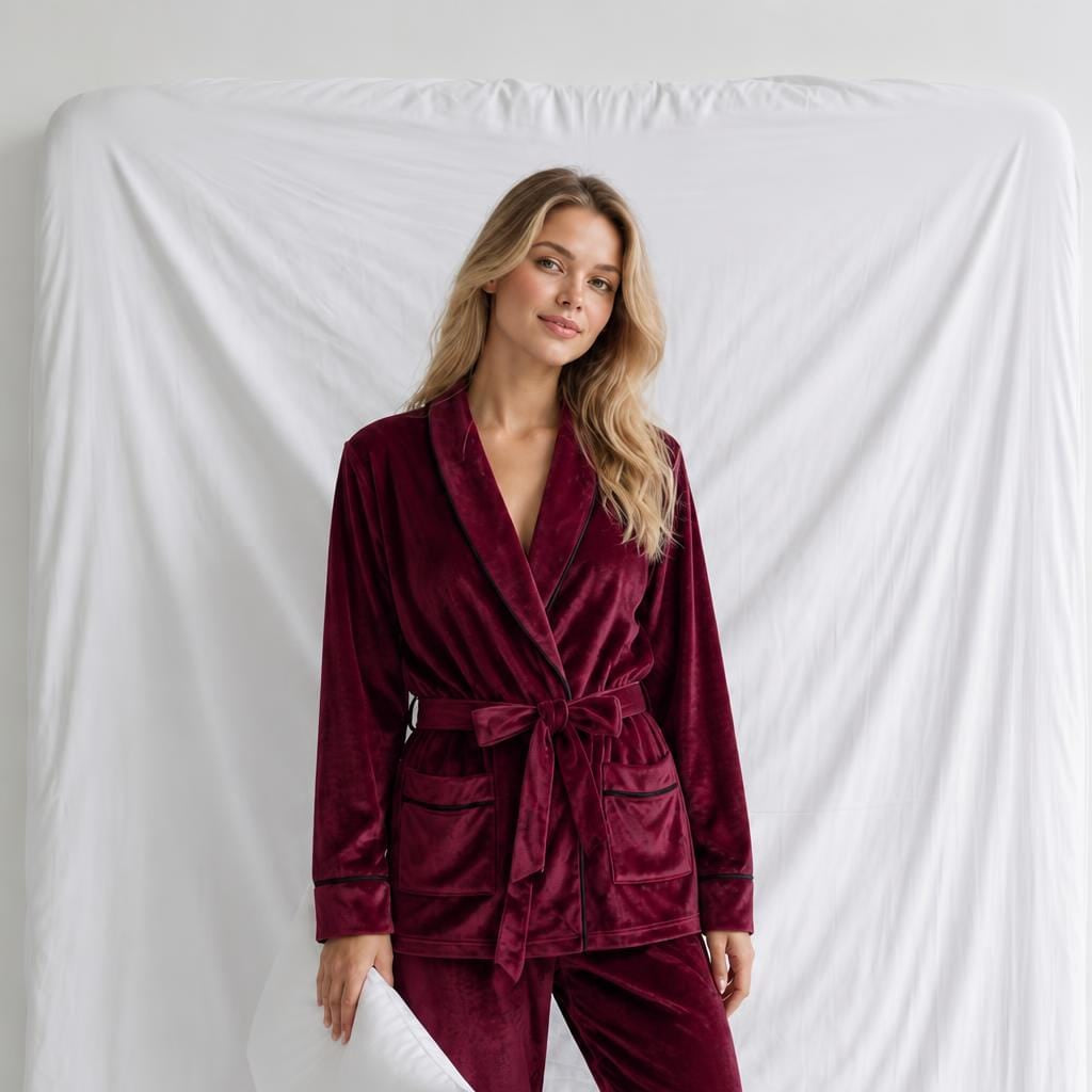 Pyjama Femme Velours Chaud