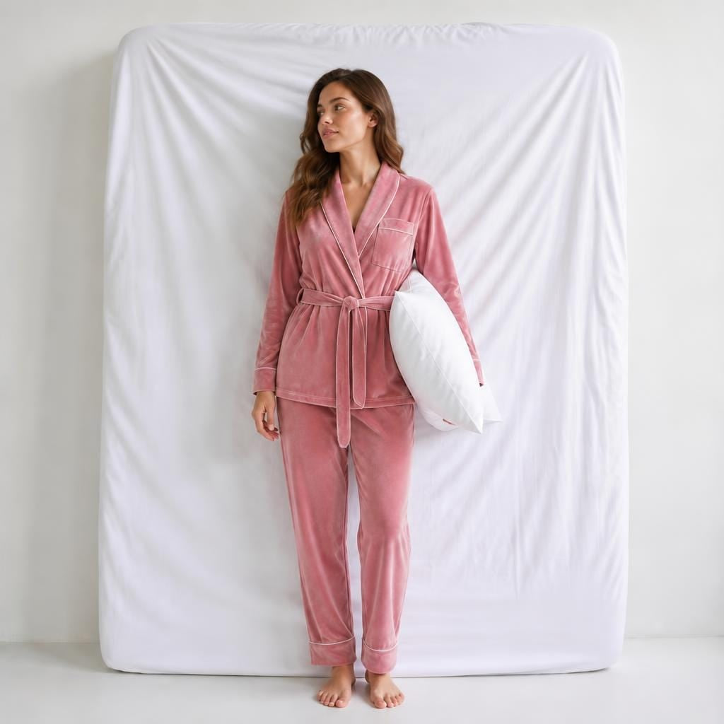 Pyjama Femme Velours Épais