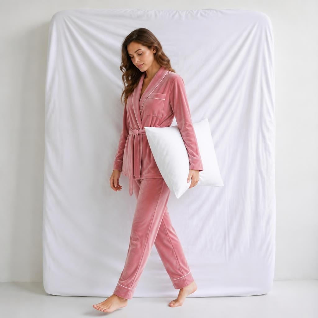 Pyjama Femme Velours Épais