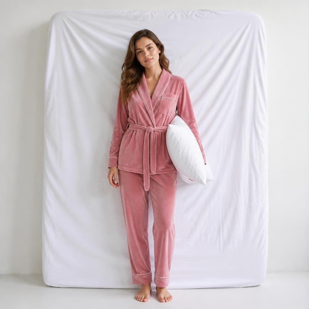 Pyjama Femme Velours Épais