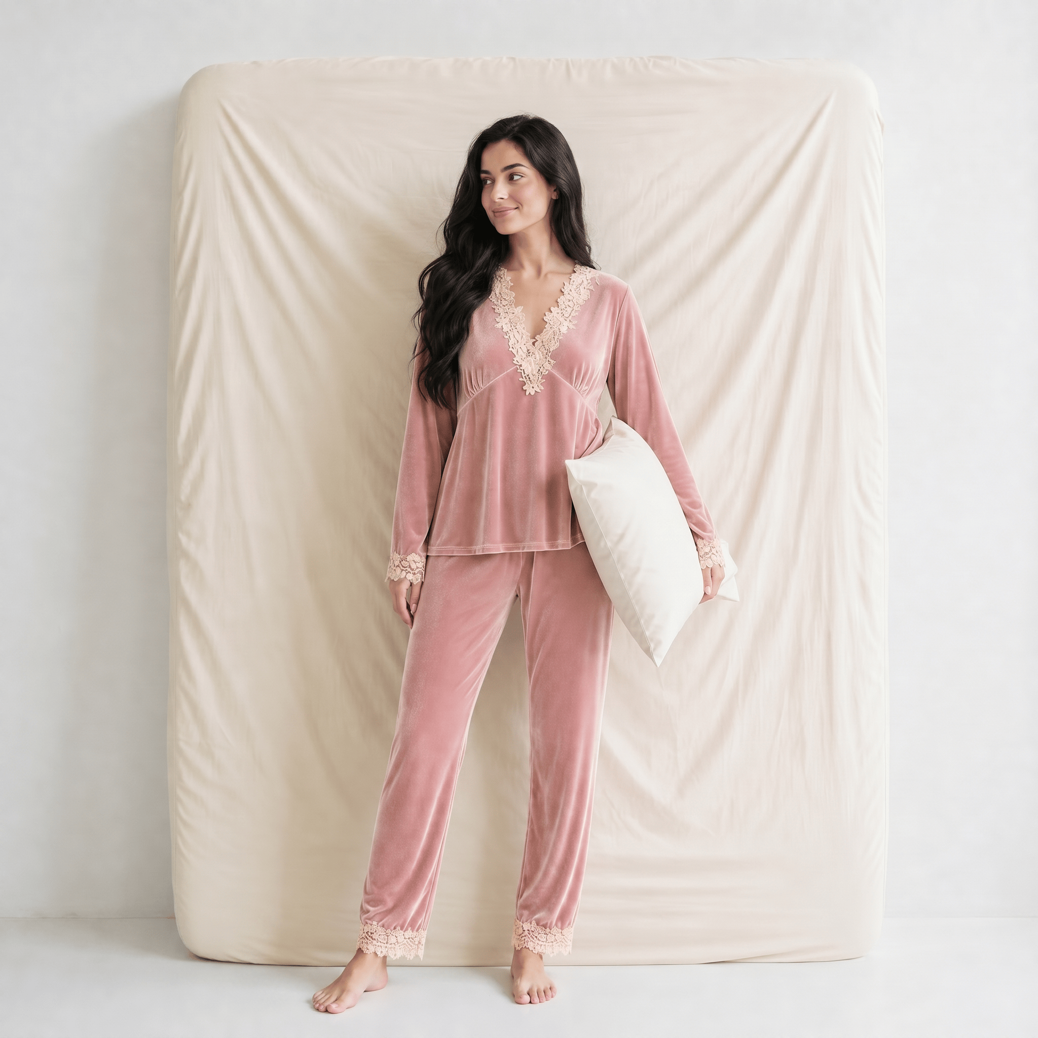 Pyjama Femme Velours Hiver