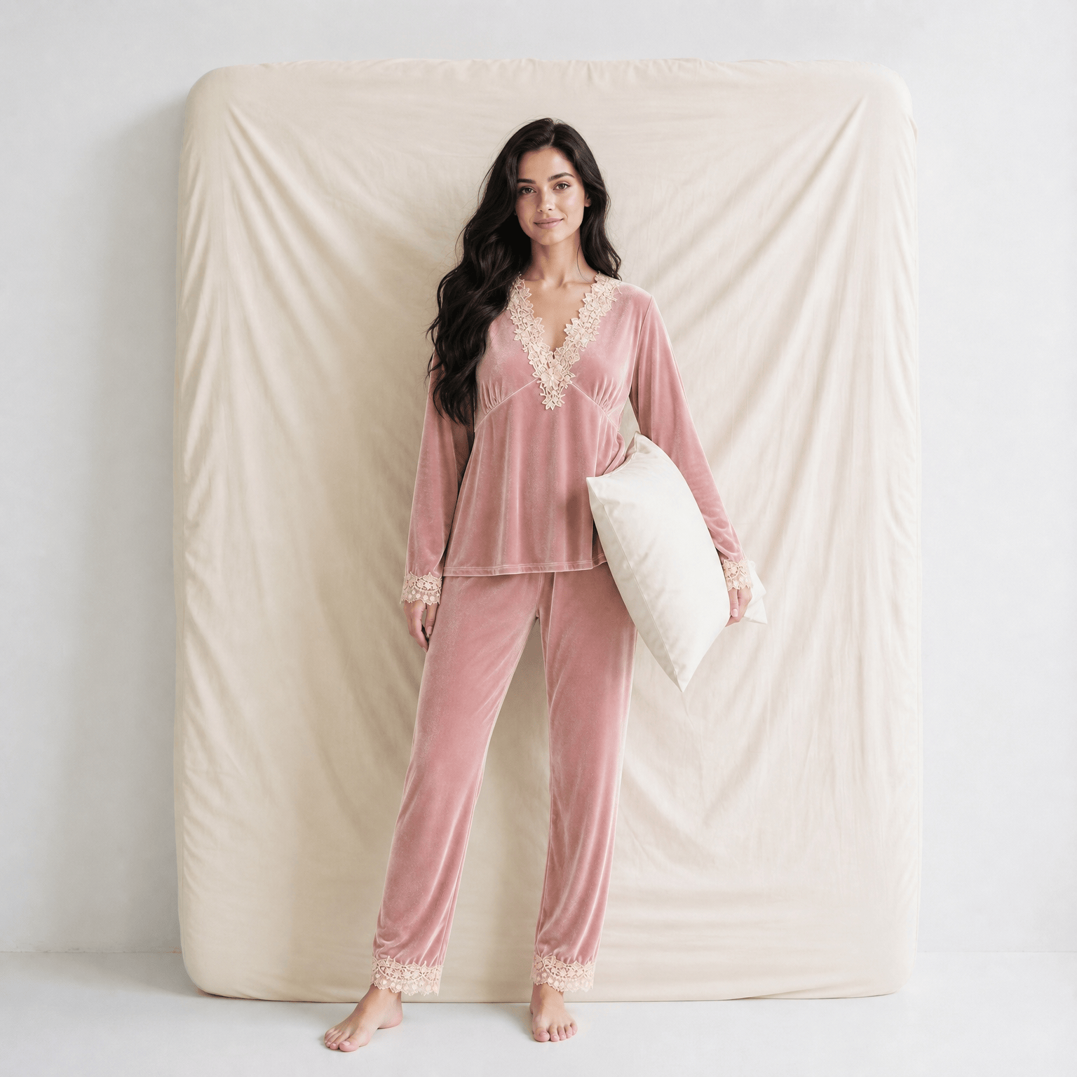 Pyjama Femme Velours Hiver