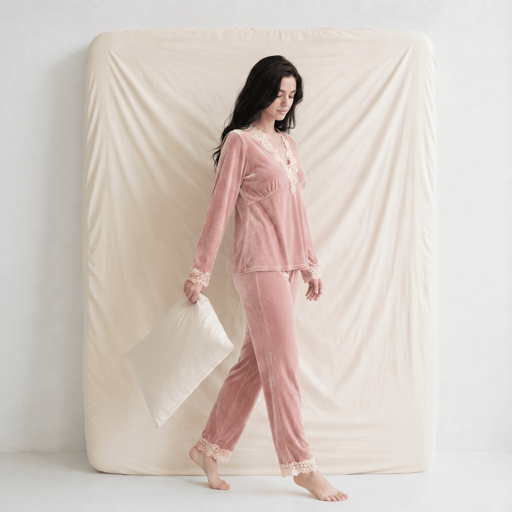 Pyjama Femme Velours Hiver