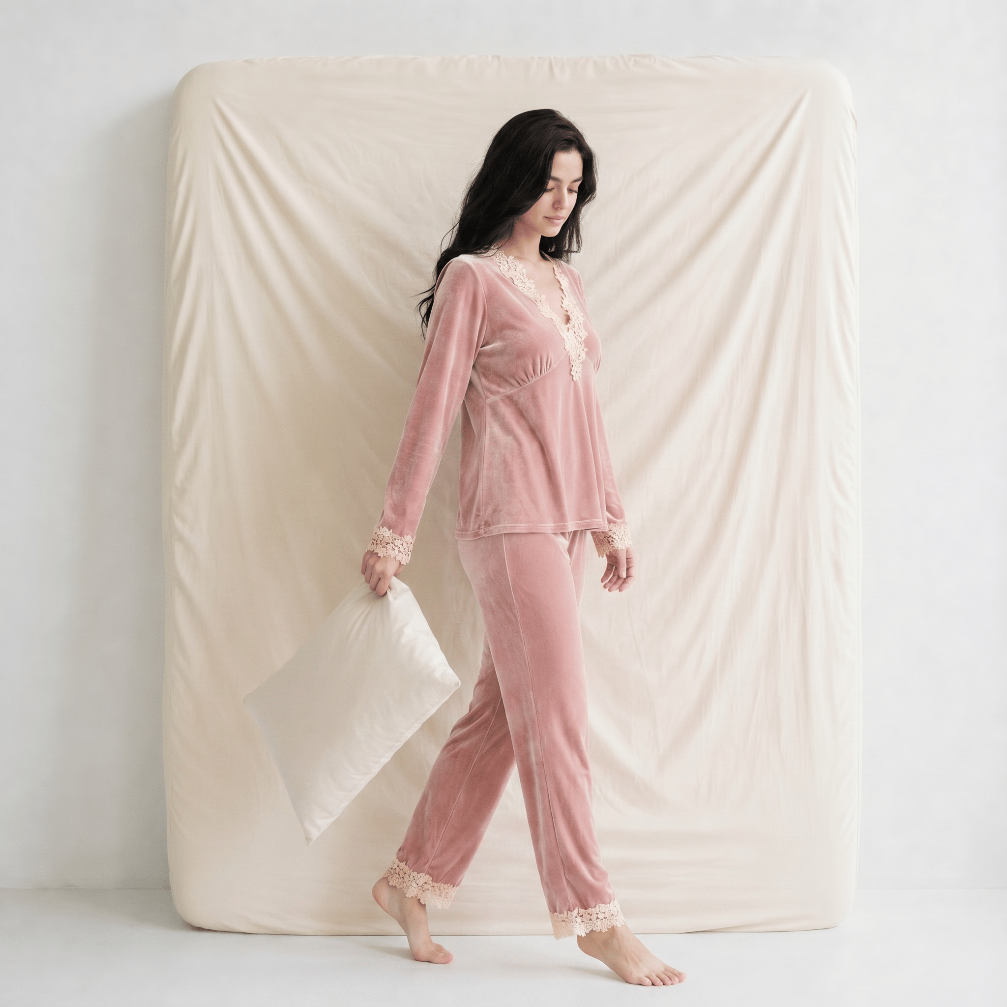 Pyjama Femme Velours Hiver