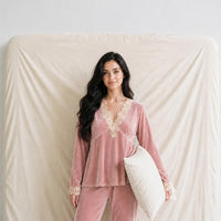 Pyjama Femme Velours Hiver