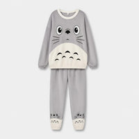 Pyjama Femme Velours Manches Longues