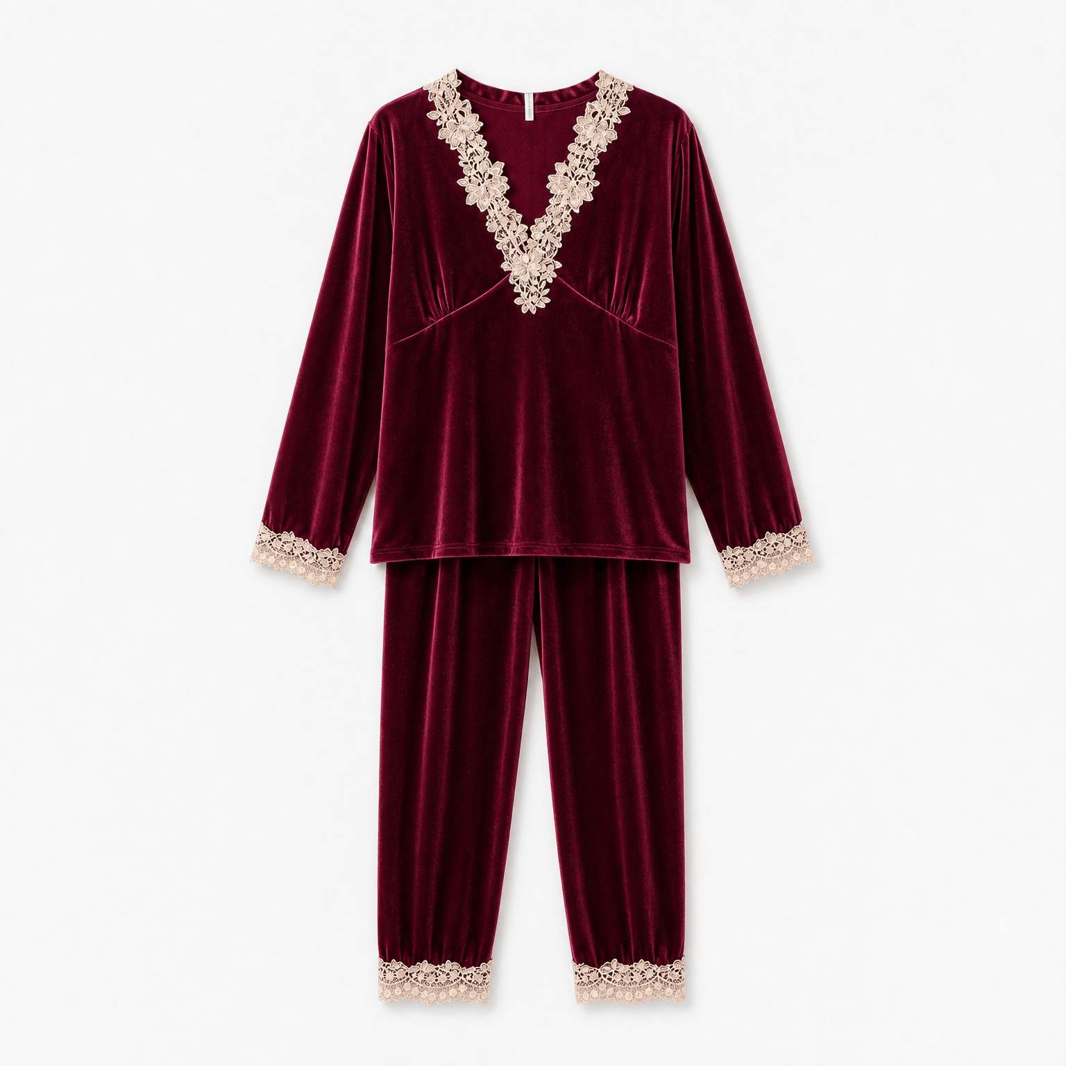 Pyjama Femme Velours Rouge
