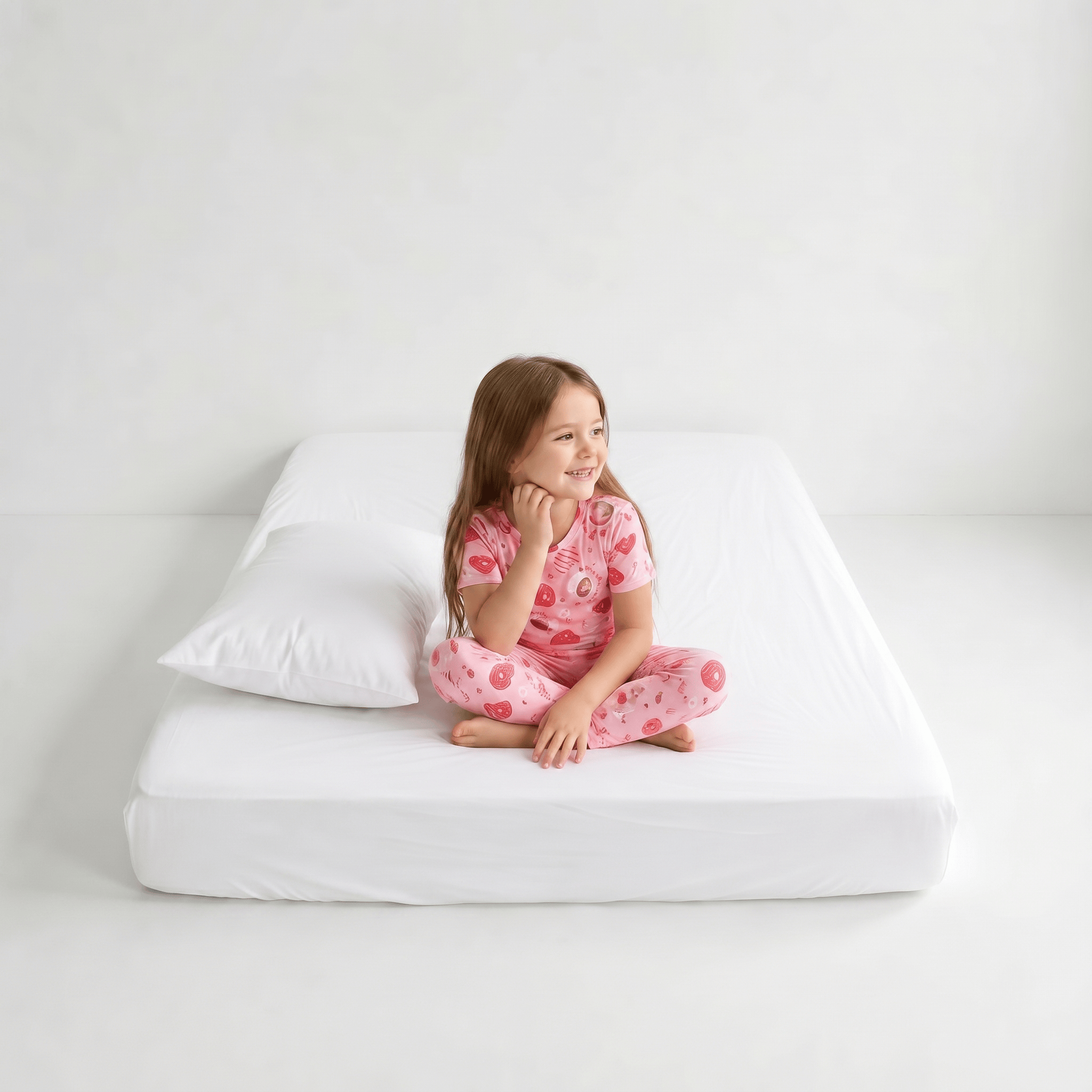 Pyjama Fille Motif Cœurs 2 Pièces